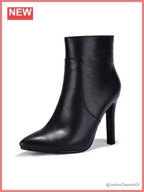Ankle Boots High Heel Pointed Toe Stiletto Booties